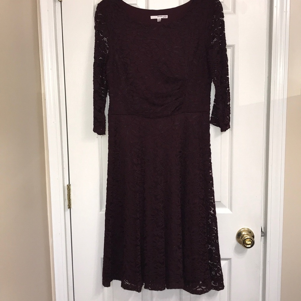 Studio One Women Lace Dress (Size: 4)